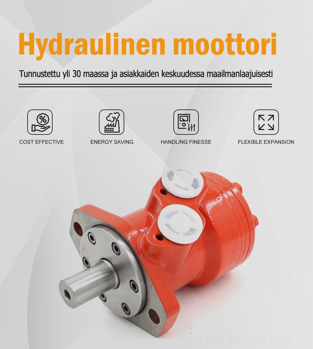 BMR_sykloidihydraulimotori-3 80 cc/kierros 53 l/min Hydraulimoottori